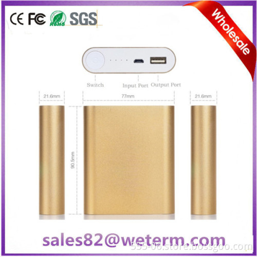 Aluminum Power Bank 10000mAh USB Portable Charger